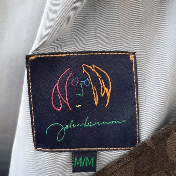 John Lennon Black and Gray Camo Shirt - size M - Picture 4 of 8